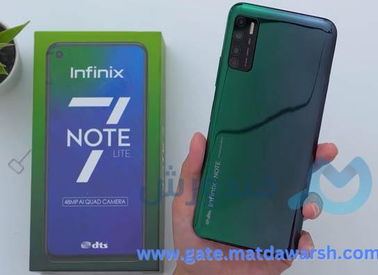 هاتف Infinix Note 7 Lite أول هاتف أنفينكس في الفئة المتوسطة بمساحة 128 جيجا بايت 1 هاتف Infinix Note 7