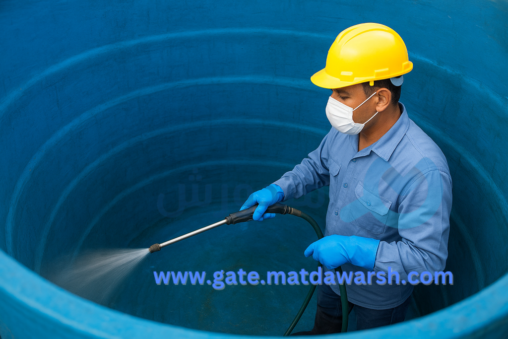 خدمة تنظيف خزانات من الرواسب والطحالب بالرياض