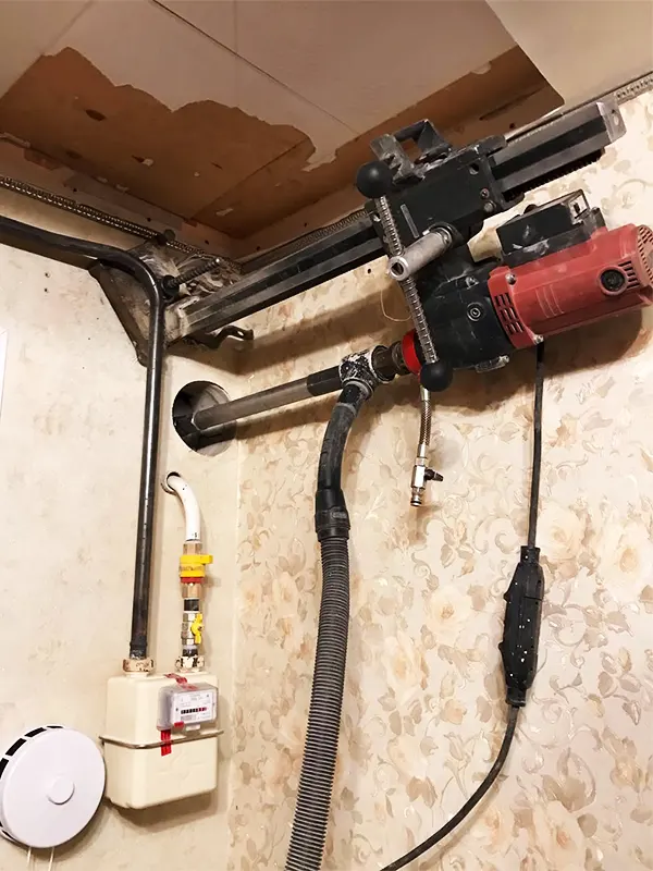 شركة دريل مكس | أعمال الفتحات الأساسية في المباني الحديثة - دور التخريم بالكور في تجهيزات الغاز والتشطيبات 1 شركة دريل مكس